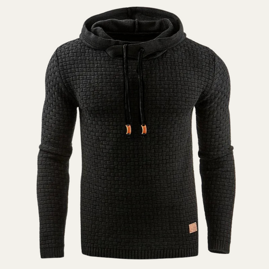 Men's Hooded Knit Sweater Warm - Vonnera