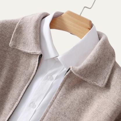 Men's Wool Cardigan Sweater Soft Knit