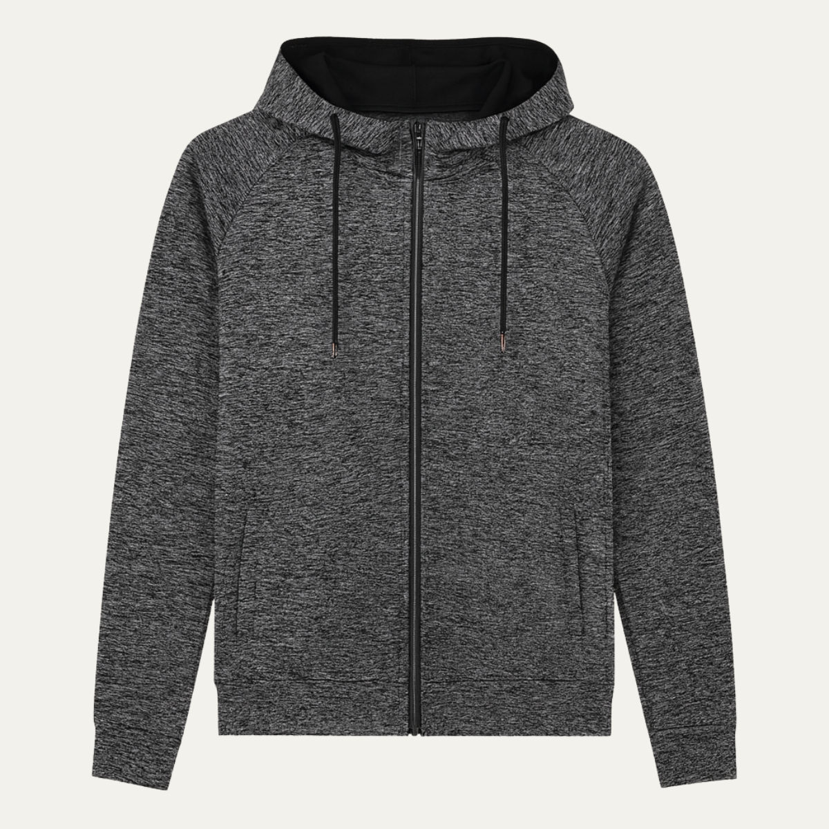 Men's Casual Hooded Zip Up Jacket - Vonnera