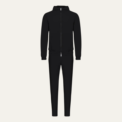 Men's Modern Lounge Wear Set Black - Vonnera