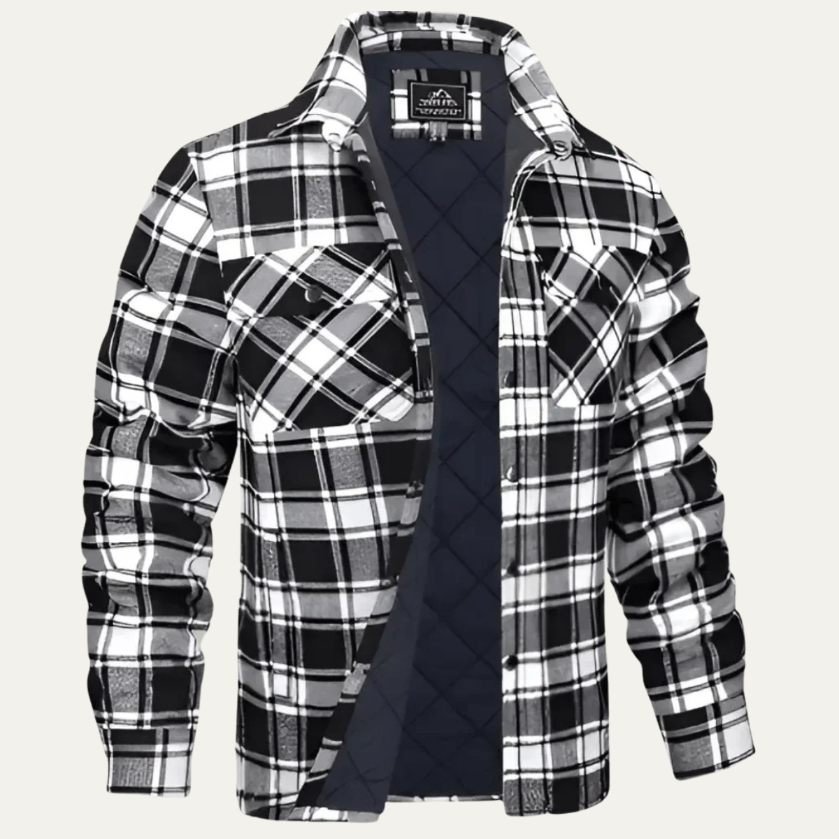 Men's Flannel Plaid Jacket - Vonnera