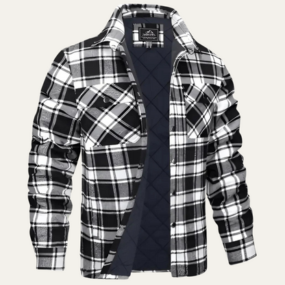 Men's Flannel Plaid Jacket - Vonnera
