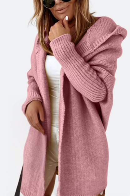 Women's Knitted Hooded Coat Warm Winter Wool - Vonnera