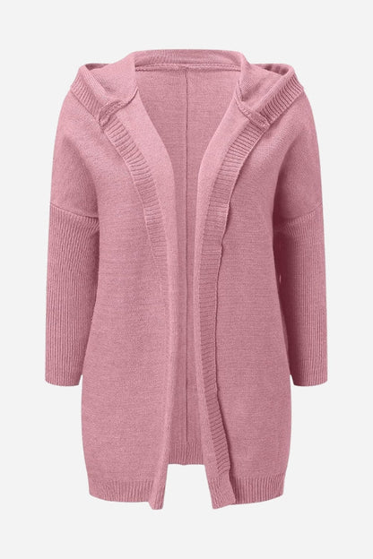 Women's Knitted Hooded Coat Warm Winter Wool