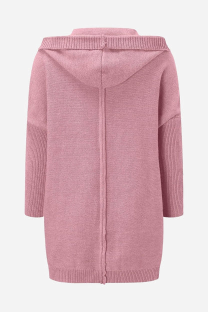 Women's Knitted Hooded Coat Warm Winter Wool