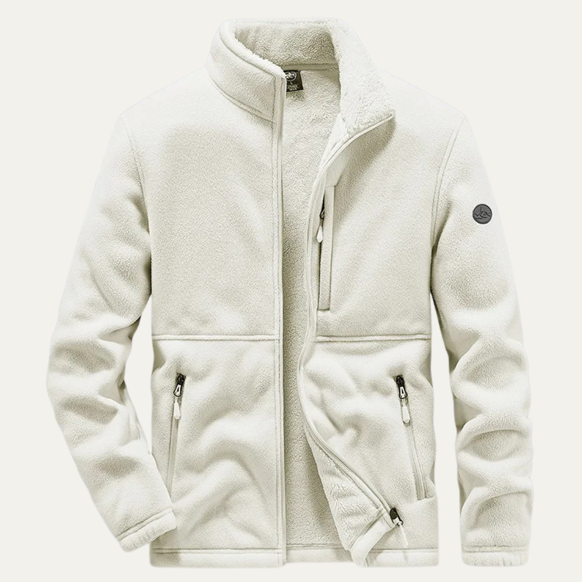Men's Fleece Sherpa Jacket Warm Zip Up Coat - Vonnera