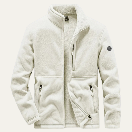 Men's Fleece Sherpa Jacket Warm Zip Up Coat - Vonnera