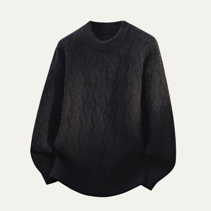Men's Soft Knitted Sweater O Neck Warm Casual