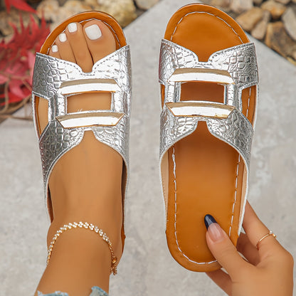 Everly Women's Cushioned Sandals Adjustable Buckle
