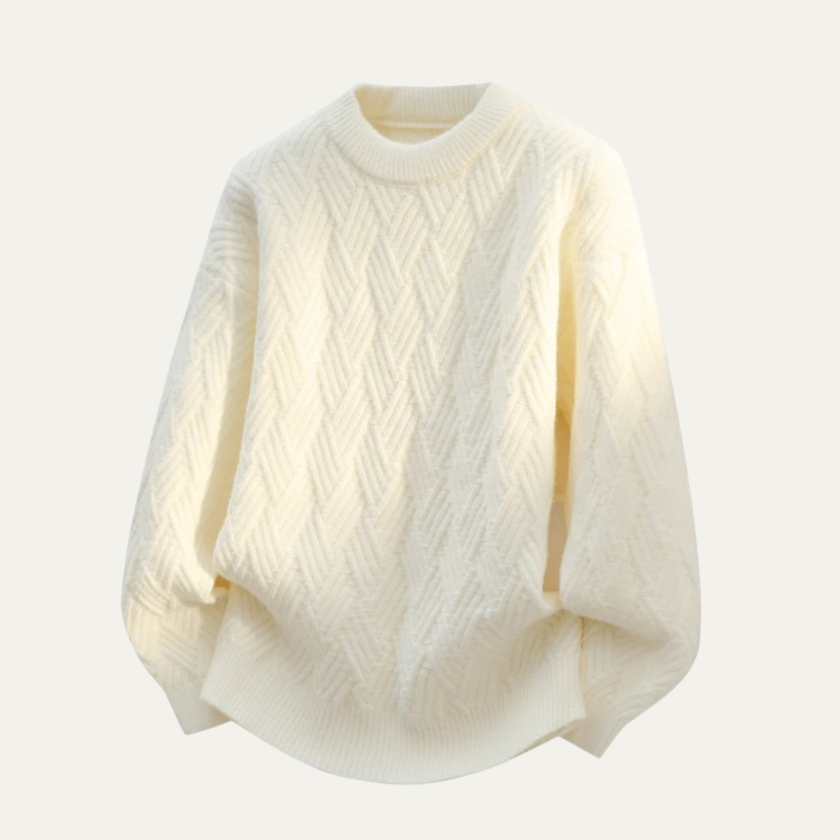 Men's Soft Knitted Sweater O Neck Warm Casual