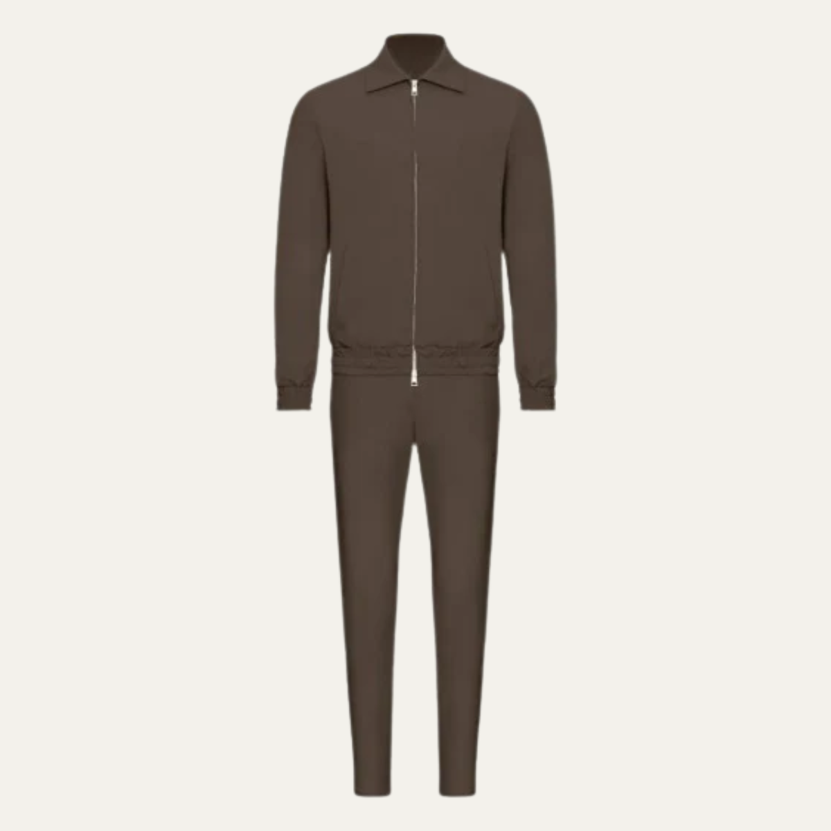 Men's Modern Lounge Wear Set Brown - Vonnera