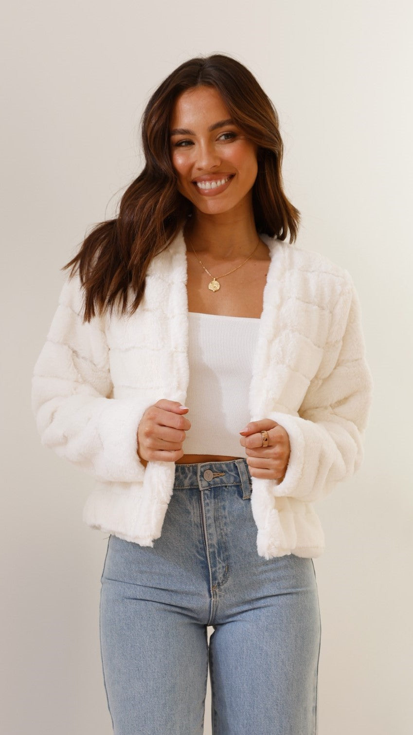 Women's Crop Jacket Cotton - Vonnera