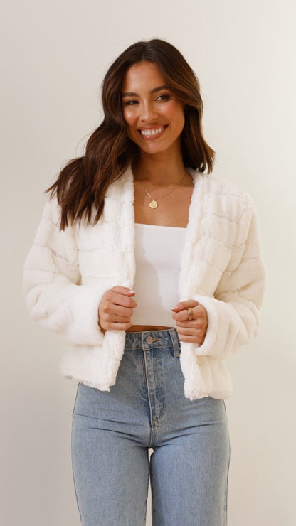 Women's Crop Jacket Cotton - Vonnera