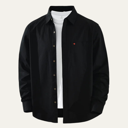 Men's Cotton Button Down Casual Shirt