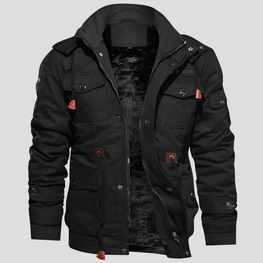 Men's Windbreaker Jacket Water Resistant Warm - Vonnera
