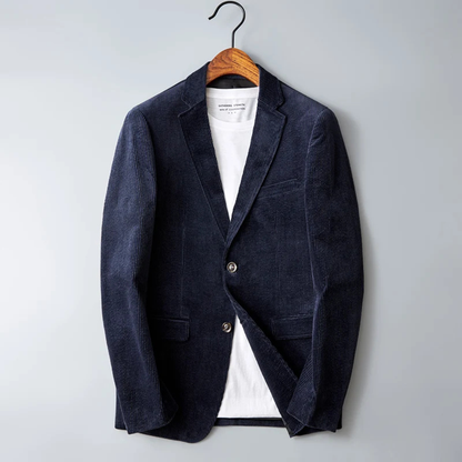 Men's Slim Fit Corduroy Blazer Jacket