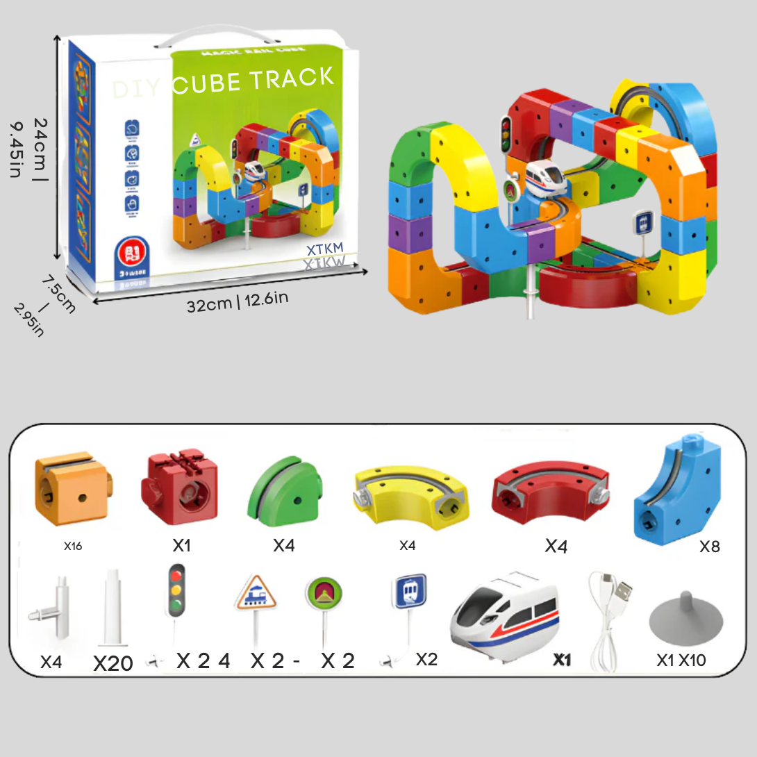 Mechanical 3D Train Building Kit