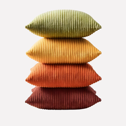 Bohemian Striped Throw Pillow Covers Set of 4