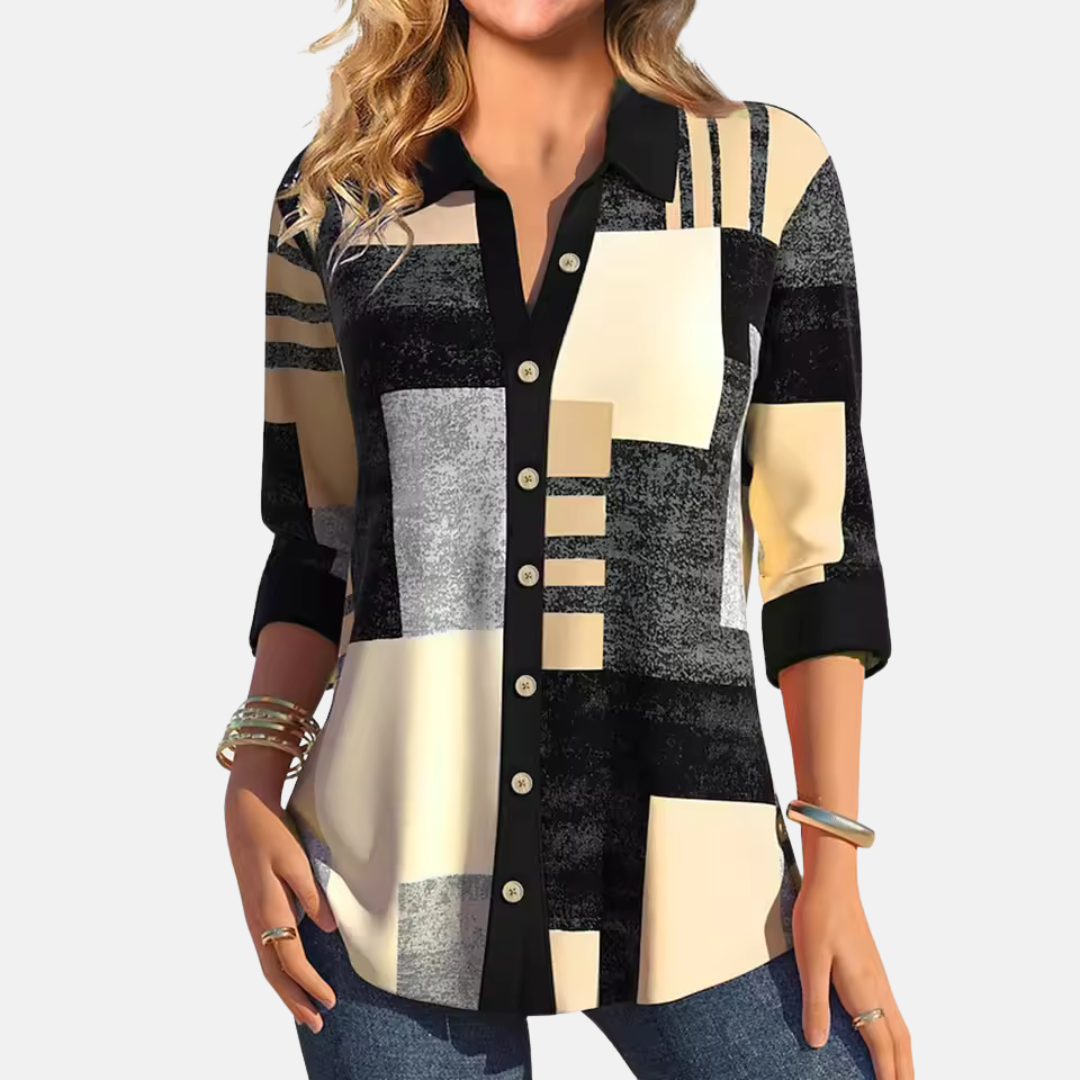 Women's Check Pattern Blouse