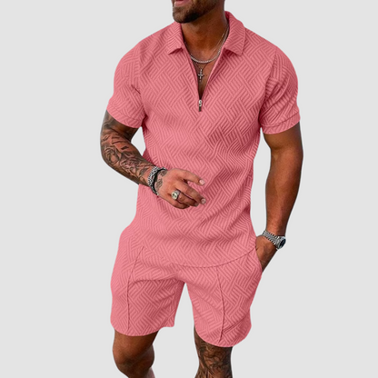 Men's 2-Piece Summer Set Casual Cotton