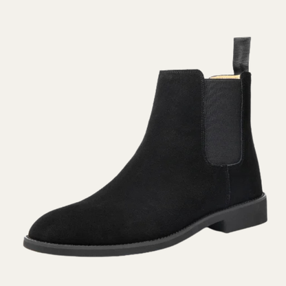 Men's Suede Chelsea Boots Ankle Brown