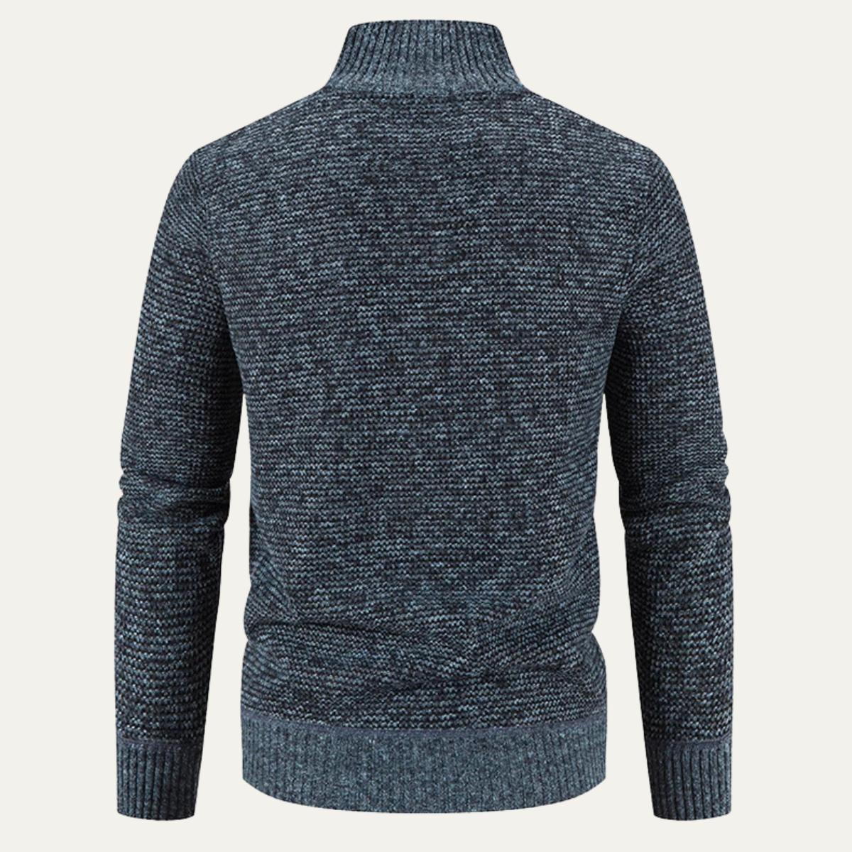 Men's Padded Stand Collar Winter Zip Jacket