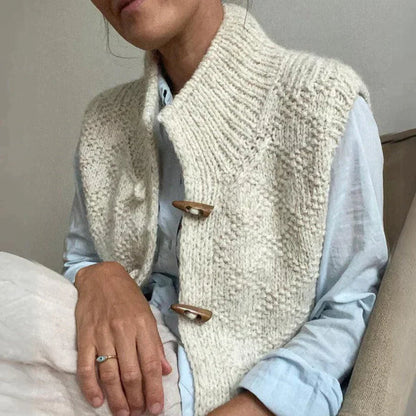 Women's Elegant Sleeveless Cardigan