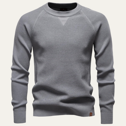 Men's Knitted Crew Neck Sweater