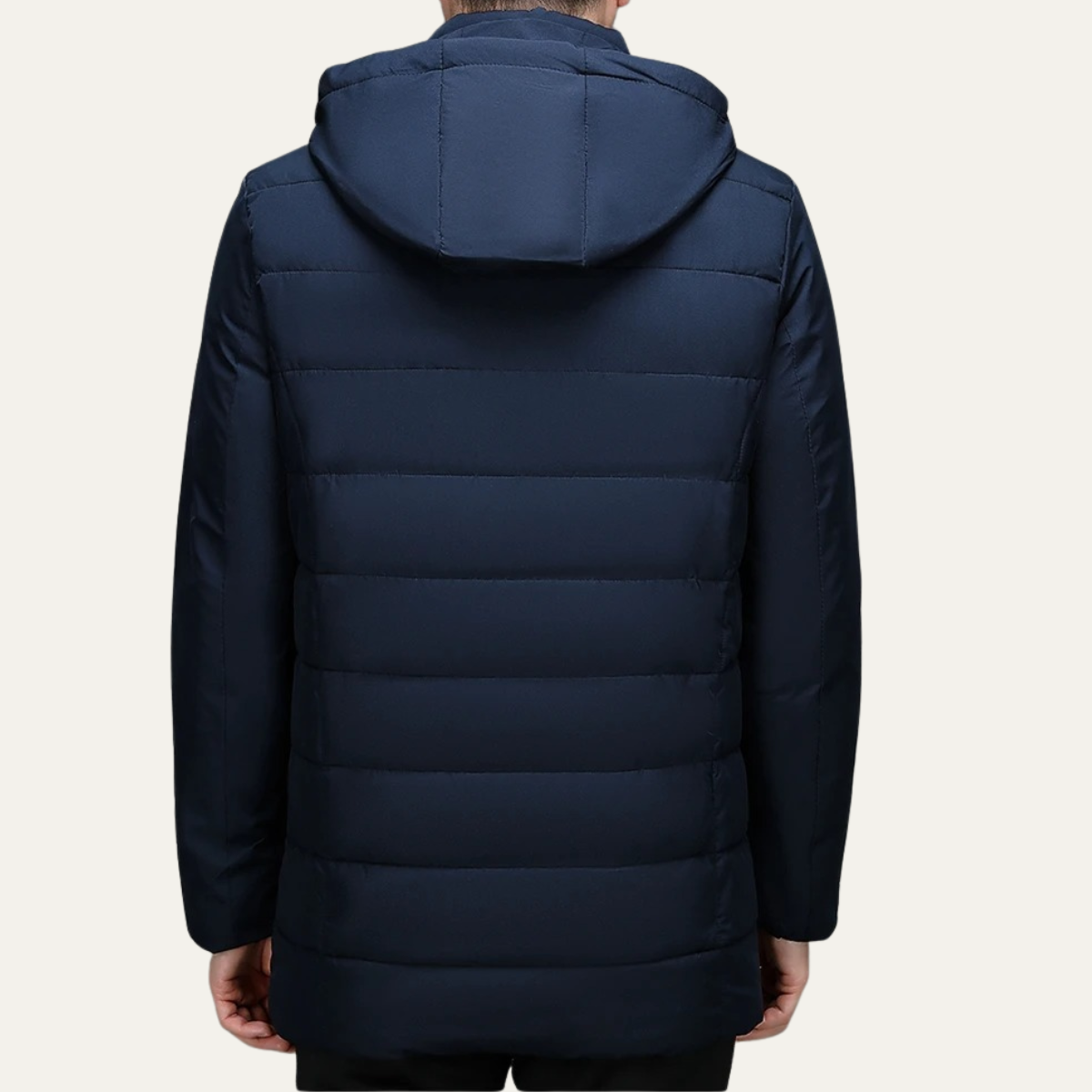 Men's Winter Puffer Jacket Warm Hooded