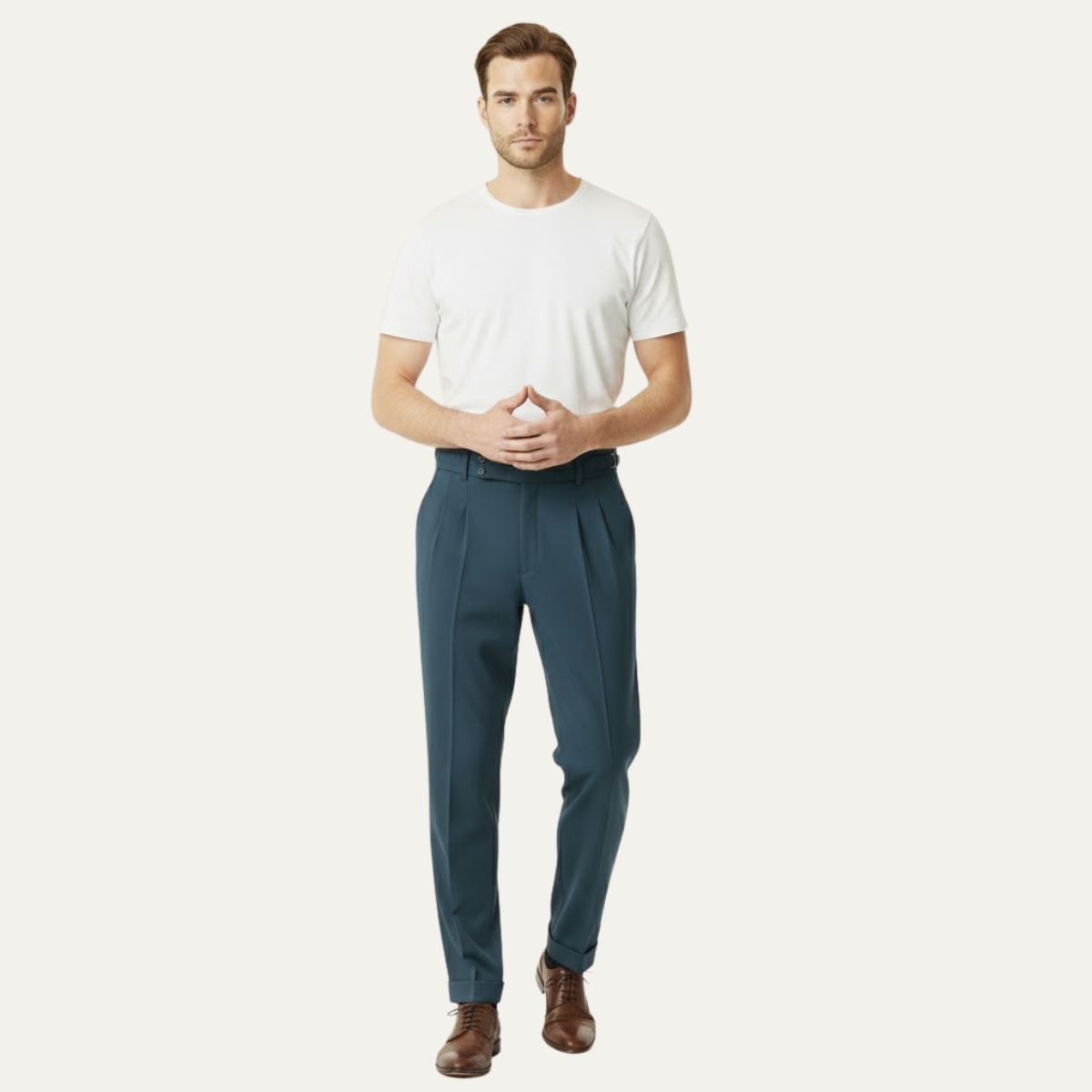 Men's Slim Fit Business Suit Pants
