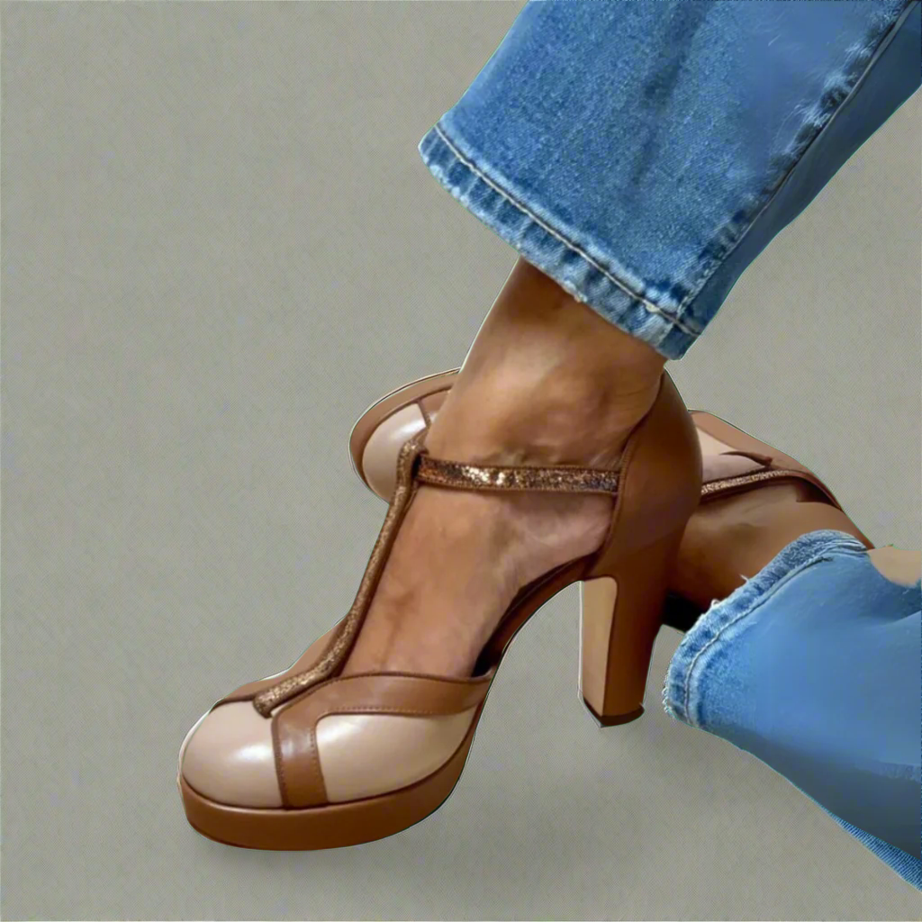 Elegant Women's Heeled Sandals Comfortable - Vonnera
