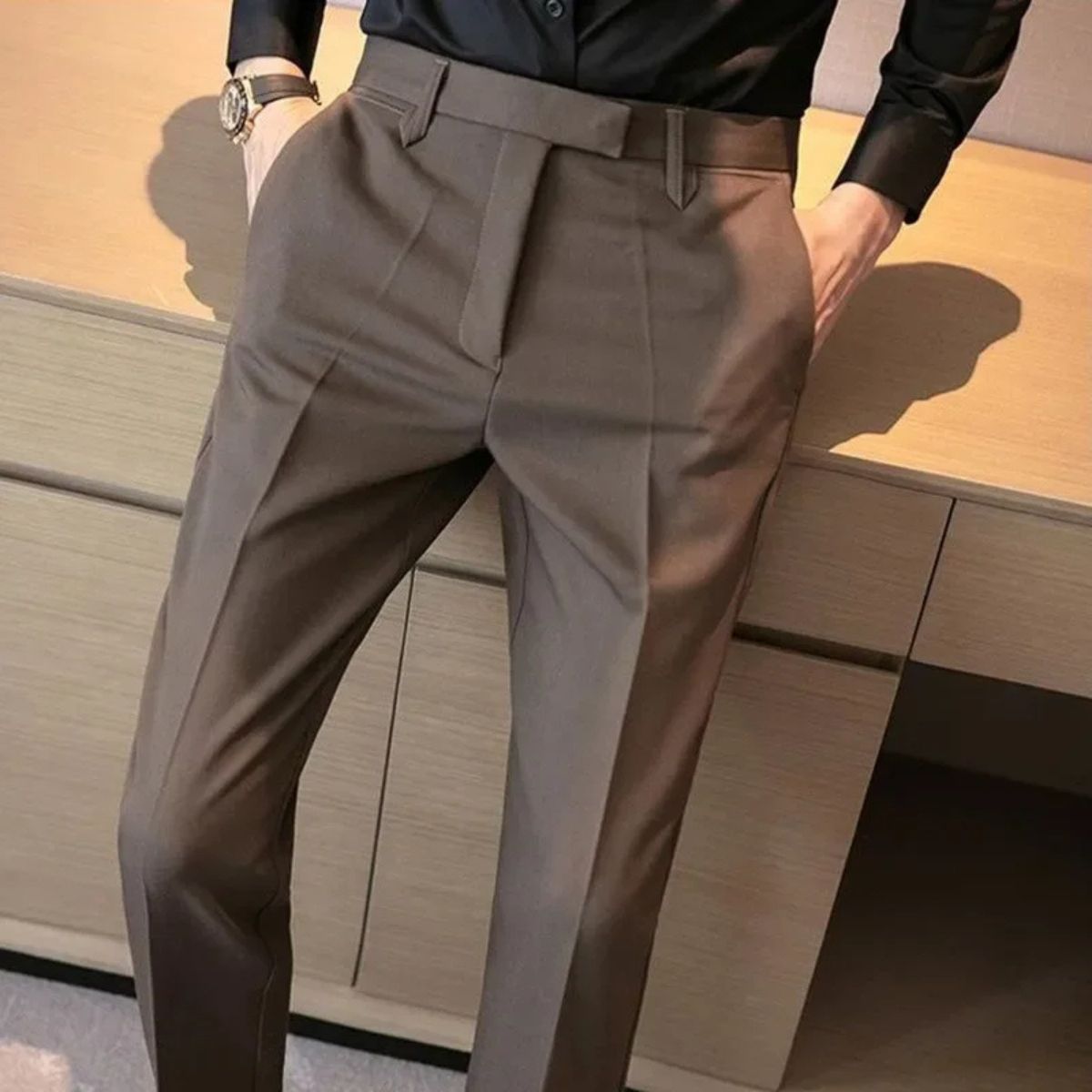Men's Elegant Business Pants Silicon