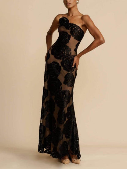 Women's Floral Maxi Dress For Wedding Guest