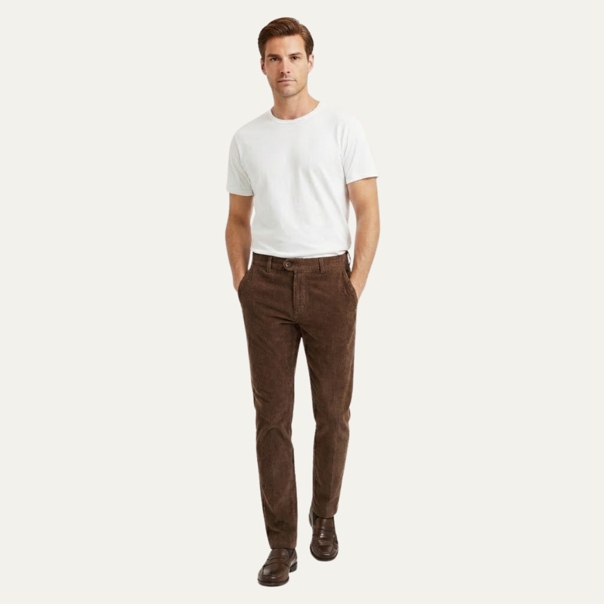 Men's Stretch Corduroy Pants Casual