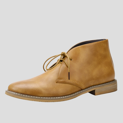 Men's Desert Boots Vintage Style Leather Brown