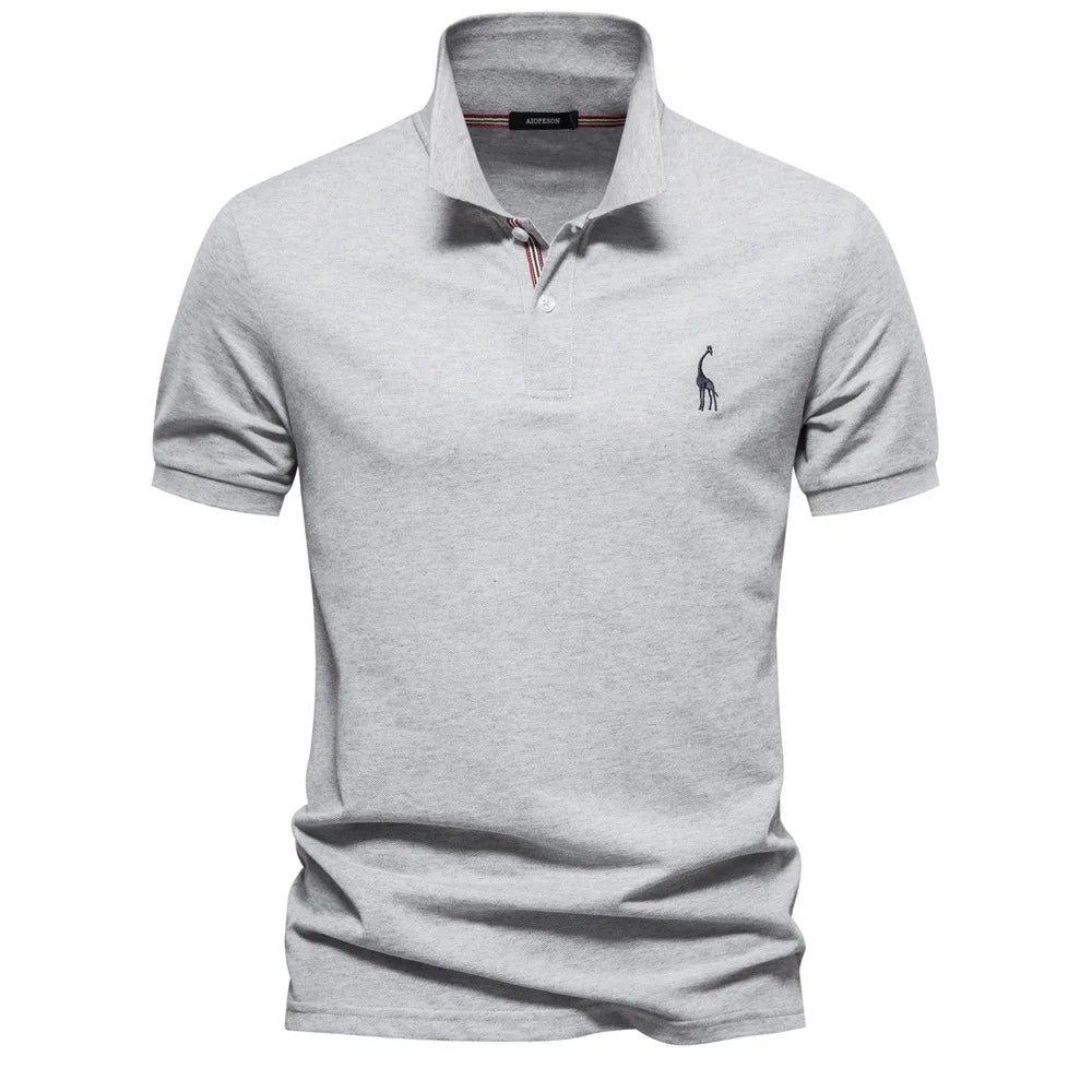 Men's Polo Shirt Embroidered Classic Style