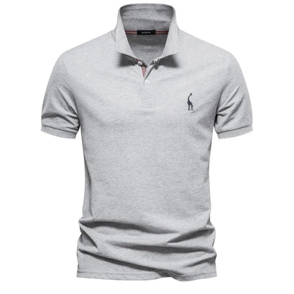 Men's Polo Shirt Embroidered Classic Style