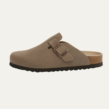 Men's Suede Moccasin Slippers Khaki - Vonnera