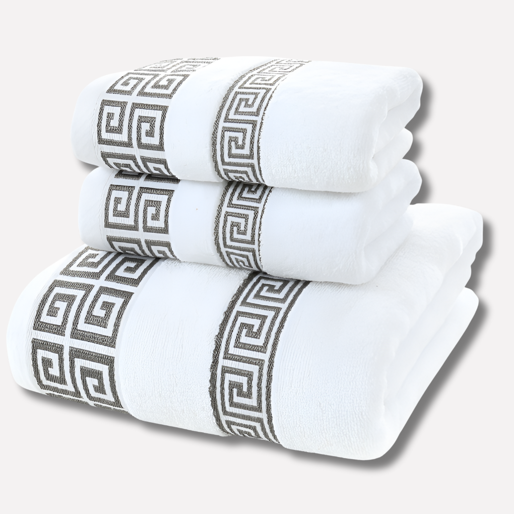 Athena Cotton Towel Set 2 Piece - Vonnera