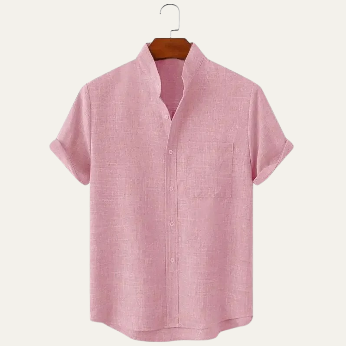 Men's Oversized Linen Cotton Beach Shirt