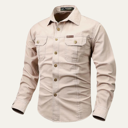 Men's Tactical Military Shirt With Pockets