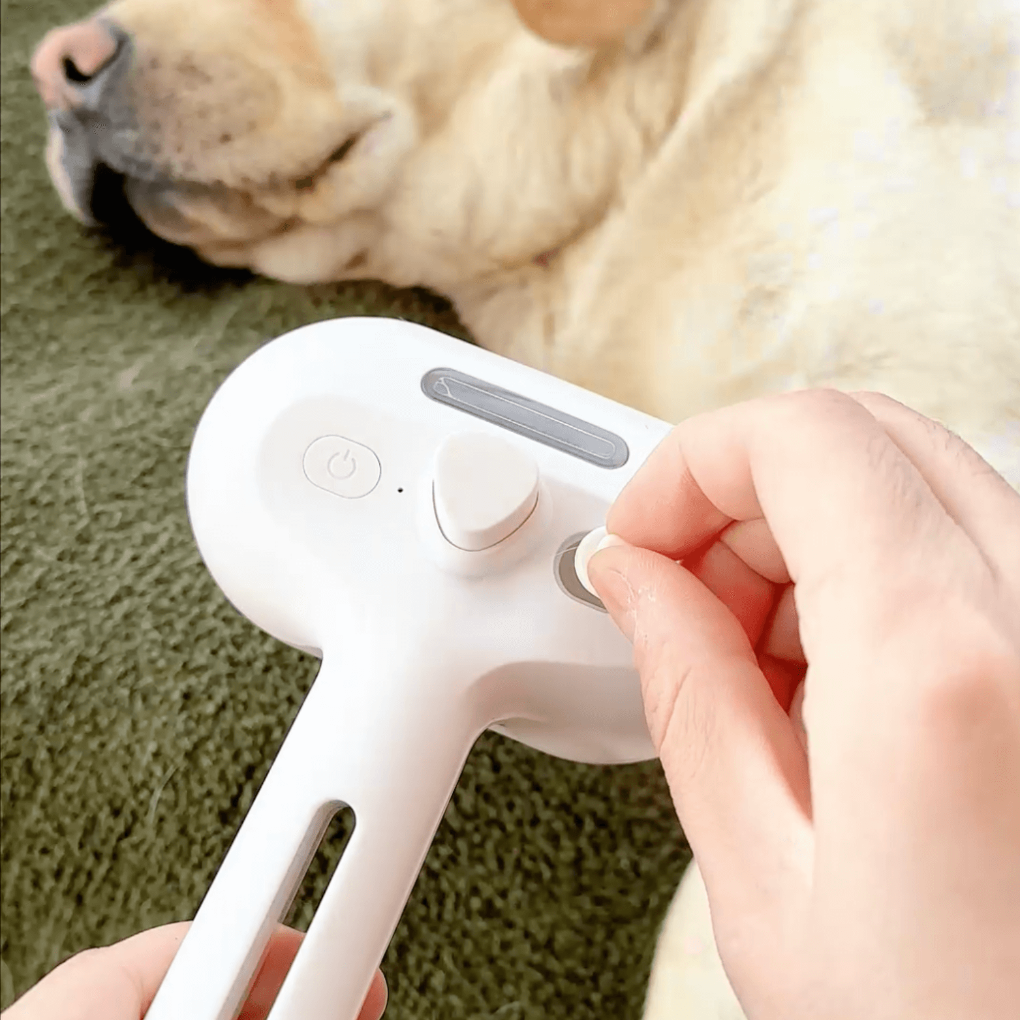 Steam Brush for Dogs Grooming - Vonnera