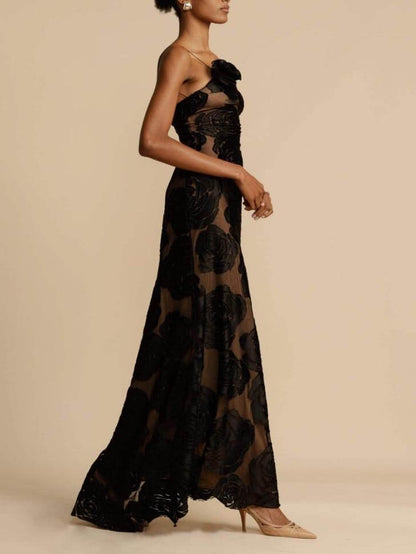 Women's Floral Maxi Dress For Wedding Guest
