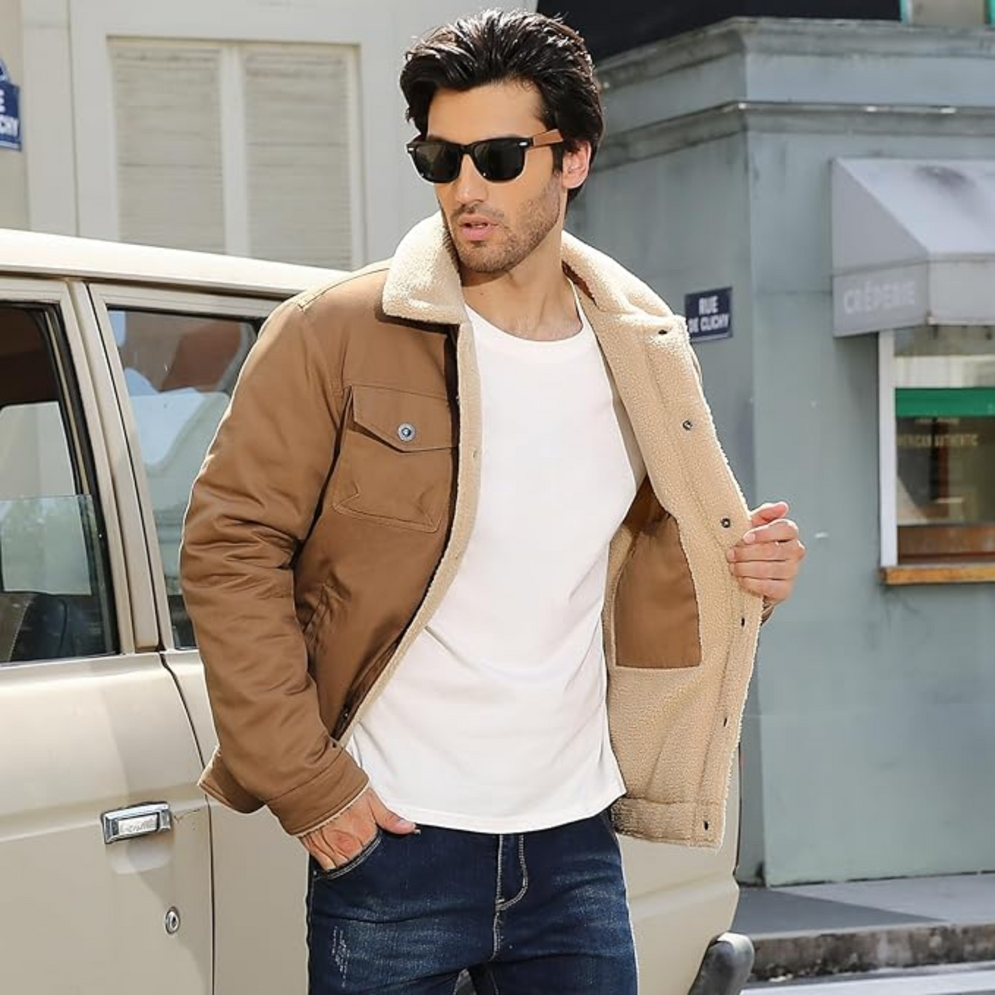 Woolford Men's Modern Bomber Jacket