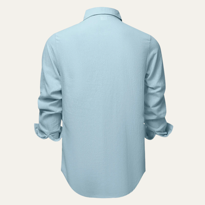 Men's Linen Cotton Business Shirt