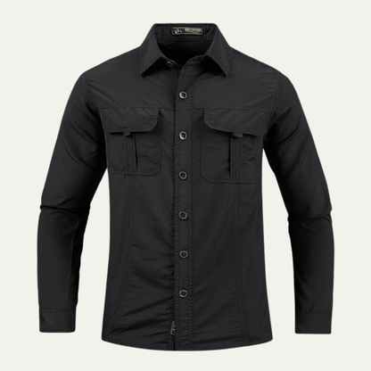 Montbrook Men's Tactical Shirt Multi Pocket Outdoor Cargo