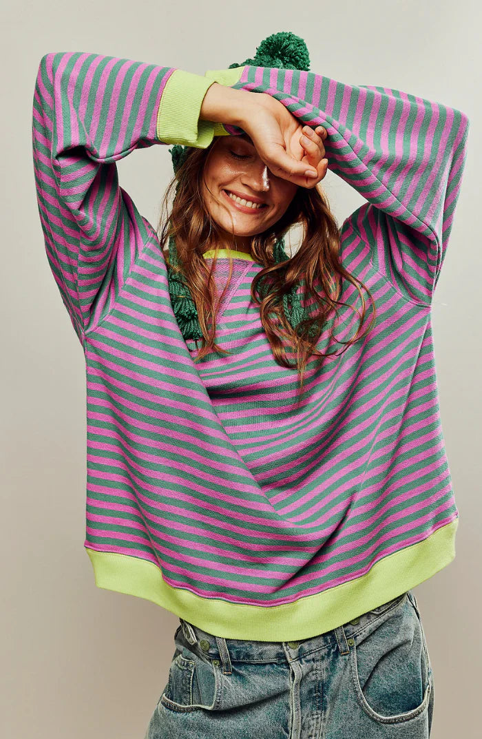 Women's Striped Sweater Casual Wear