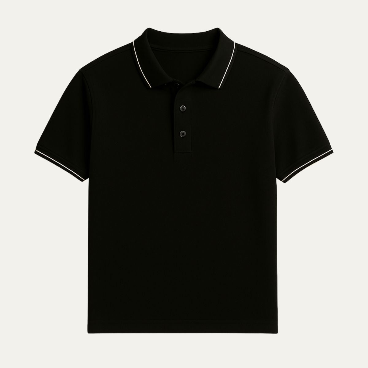 Men's Polo Shirt Short Sleeve Summer White - Vonnera