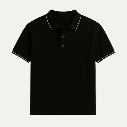 Men's Polo Shirt Short Sleeve Summer White - Vonnera