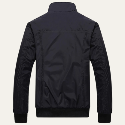 Men's Bomber Jacket Lightweight Stand Collar